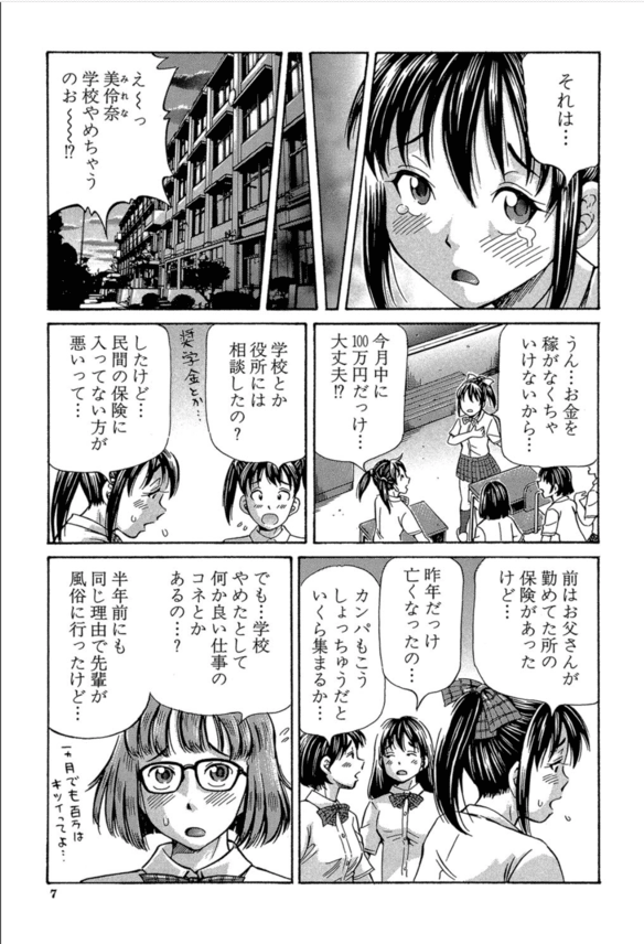 【エロ漫画援交】変態おじさんに高額の条件のもと妊娠セックスを強いられてしまう女子学生の末路がこちら…。