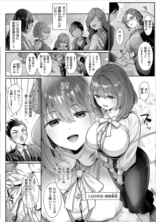 【エロ漫画ハーレム】大手下着会社に新卒として入社した僕、爆乳だらけの職場の女性達にちんぽを狩られ続けてしまうwww
